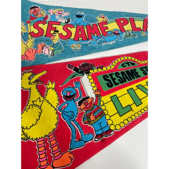 Vintage Sesame Street Pennants - Picture 3 of 7